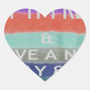 Sticker Cœur Bonne journée et meilleure nuit Gardez-la frais.