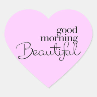 STICKER CŒUR BONNE MATINÉE BEAUX COMPLIMENTS EXPRESSIONS DIT