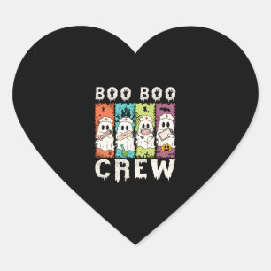 Sticker Cœur Boo Boo Crew Infirmière d'Halloween