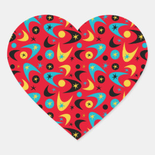 Sticker Cœur Boomerangs