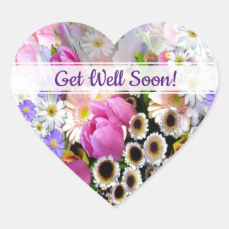 Sticker Cœur Bouquet Spring