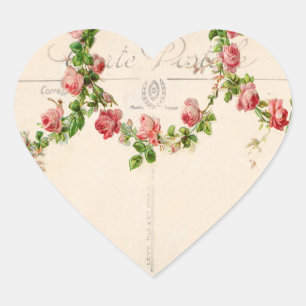 Sticker Cœur Butin rose de Français