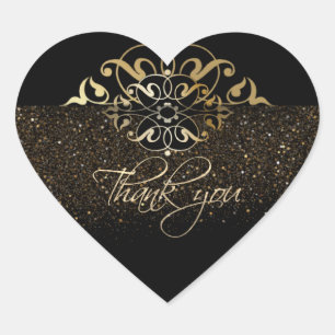 Sticker Cœur Calcomanía en forma de corazón negro con purpurpur