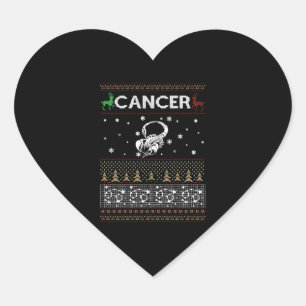 Sticker Cœur Cancer Noël Douleur moche