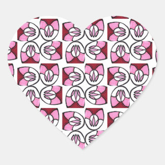 Sticker Cœur Candy Swirl