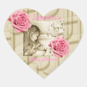 Sticker Cœur Carousel Dreams Roses Roses Roses Roses et Musique