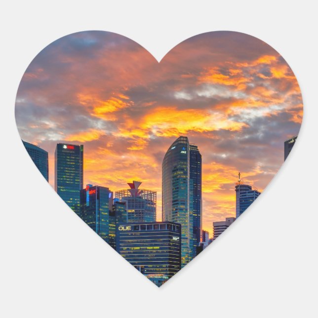 Sticker Cœur Centre-ville (Devant)