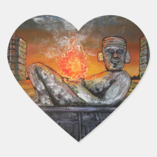 Sticker Cœur Chacmool