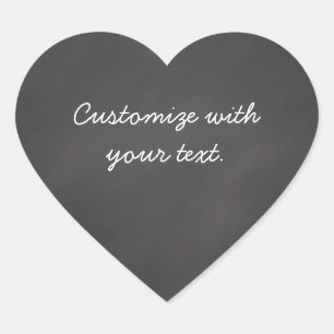 Sticker Cœur Chalkboard