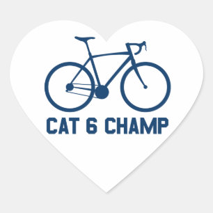 Sticker Cœur Champ CAT 6