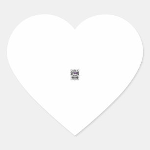 Sticker Cœur Chemise de conception de gravure vintage effrayant