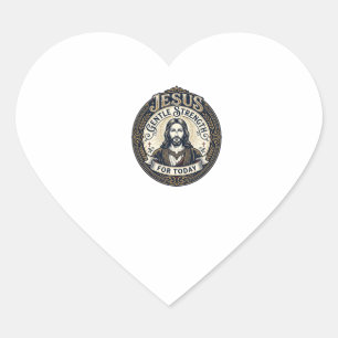 Sticker Cœur Chemise de soignant pour la mémoire de Jésus Alzhe
