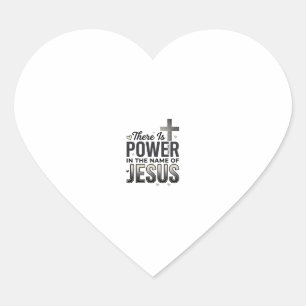 Sticker Cœur Chemise de typographie vintage religieuse Jésus Pu