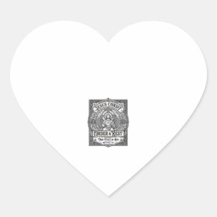 Sticker Cœur Chemise graphique chrétienne Jésus Débarrasse Mais