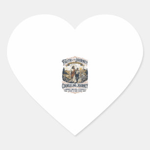 Sticker Cœur Chemise Vintage Chr Chrétien Thérapeutique Jésus