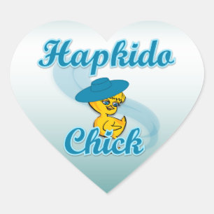 Sticker Cœur Chick Hapkido #3