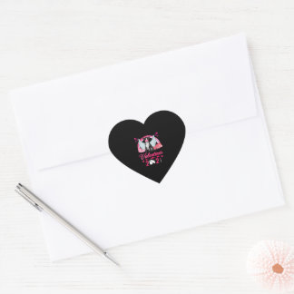 Sticker Cœur Chihuahua Masque Visage Valentines 2021 Amour Drôl