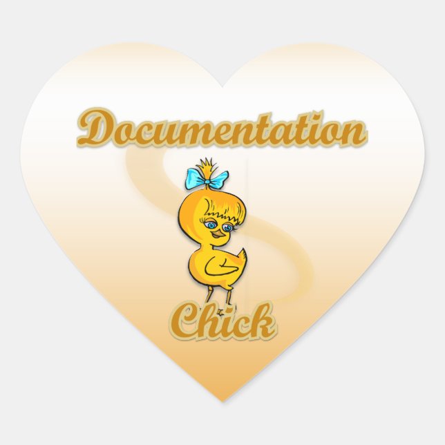 Sticker Cœur Choix de documentation (Devant)