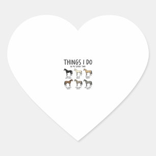 Sticker Cœur Choses drôles que je fais en tant qu'amoureux de c