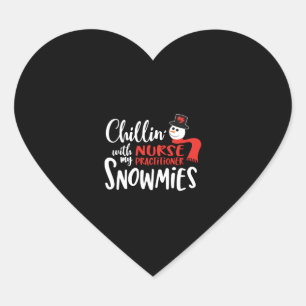 Sticker Cœur Christmas nurse practitioner