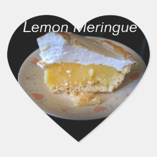 Sticker Cœur Citron meringue