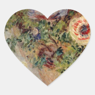 Sticker Cœur Claude Monet Still-Life avec les cadeaux de destin