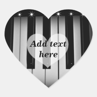 Sticker Cœur Clés d'amour_