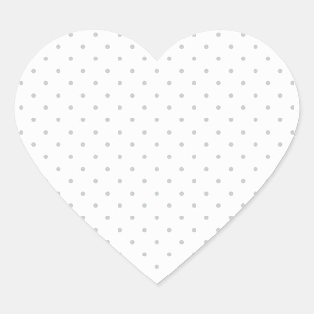 Sticker Cœur Cliquez sur Personnaliser pour modifier Gris en co (Devant)