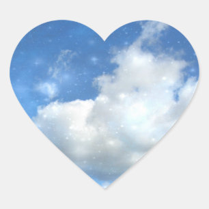 Sticker Coeur Cloud
