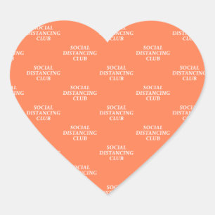 Sticker Cœur Club de dérangement social