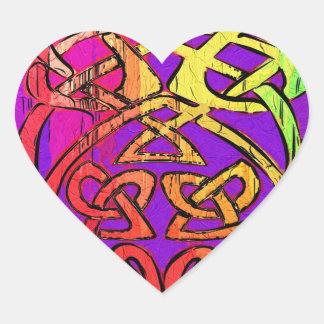 Sticker Cœur Coeur celtique