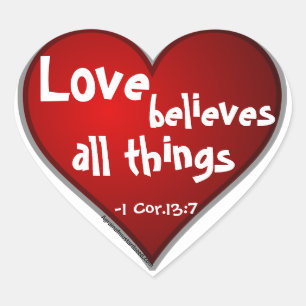 Sticker Cœur Coeur chrétien en forme