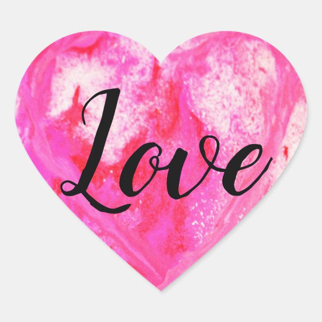 Sticker Cœur Coeur d'amour (Devant)