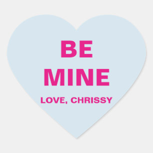 Sticker Cœur Coeur de conversation de la Saint-Valentin