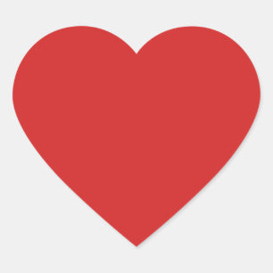 Sticker Cœur Coeur gonflé romantique 3D d'amour rouge de coeur