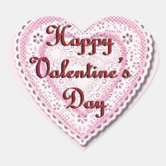 Sticker Cœur Coeur Laced Saint-Valentin