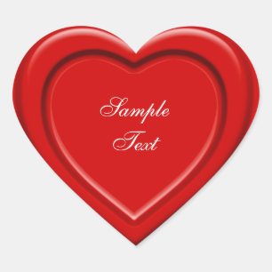 Sticker Cœur Coeur rouge