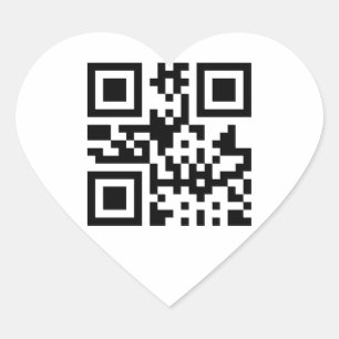 Sticker Cœur Coeur ♥ Symbole — Code QR