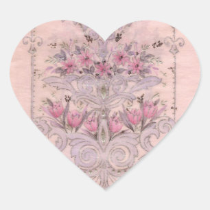 Sticker Cœur Coeur vintage