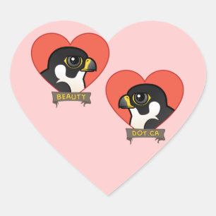Sticker Cœur Coeurs Beauté & Dot.Ca