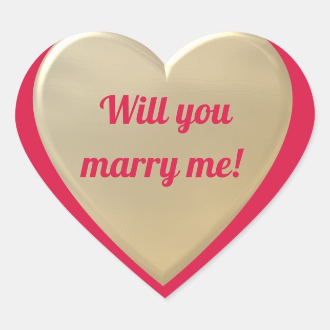 Sticker Cœur cœurs dorés,personnalisés (Devant)