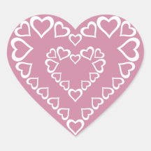 Coeurs du coeur blanc