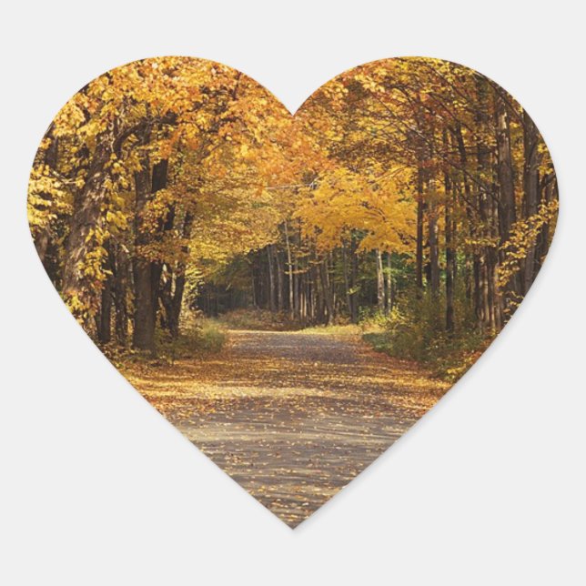 Sticker Cœur Coeurs mariages Mariage de automne Phoques Mariage (Devant)