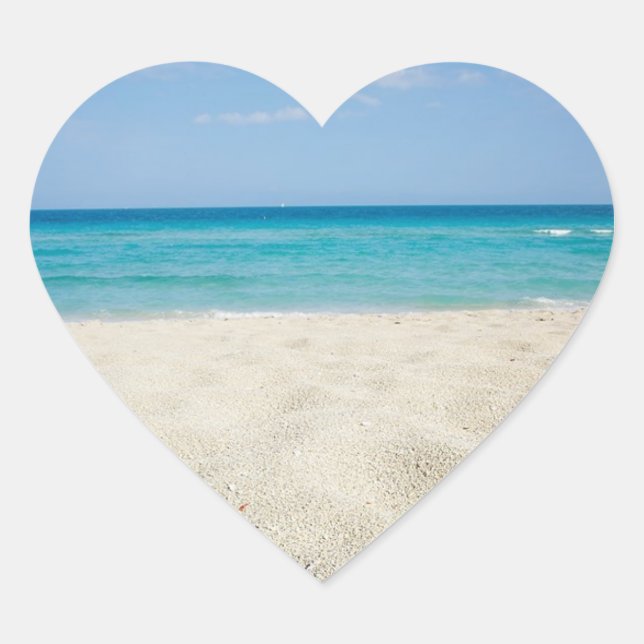 Sticker Cœur Coeurs Mariages Sandy Shore (Devant)