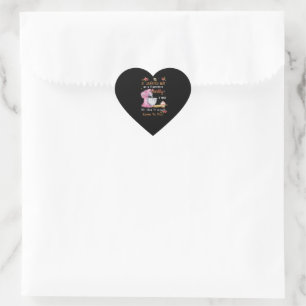 Sticker Cœur Commencé Comme Un Cadeau Personnalisé Hobby Sans D