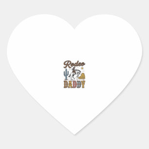 Sticker Cœur Conception de chemise de cow-boy western vintage R