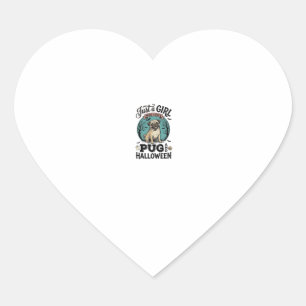 Sticker Cœur Conception de chemise pour fille amateur de chien 