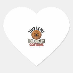 Sticker Cœur Conception de maillot vintage toile d'araignée de