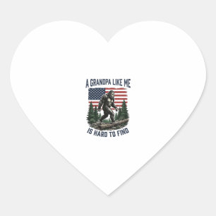 Sticker Cœur Conception de T-shirt Drapeau Américain Vintage Bi