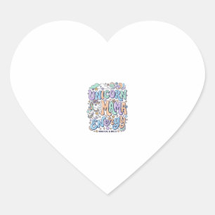 Sticker Cœur Conception de vecteur Kawaii d'énergie de maman de